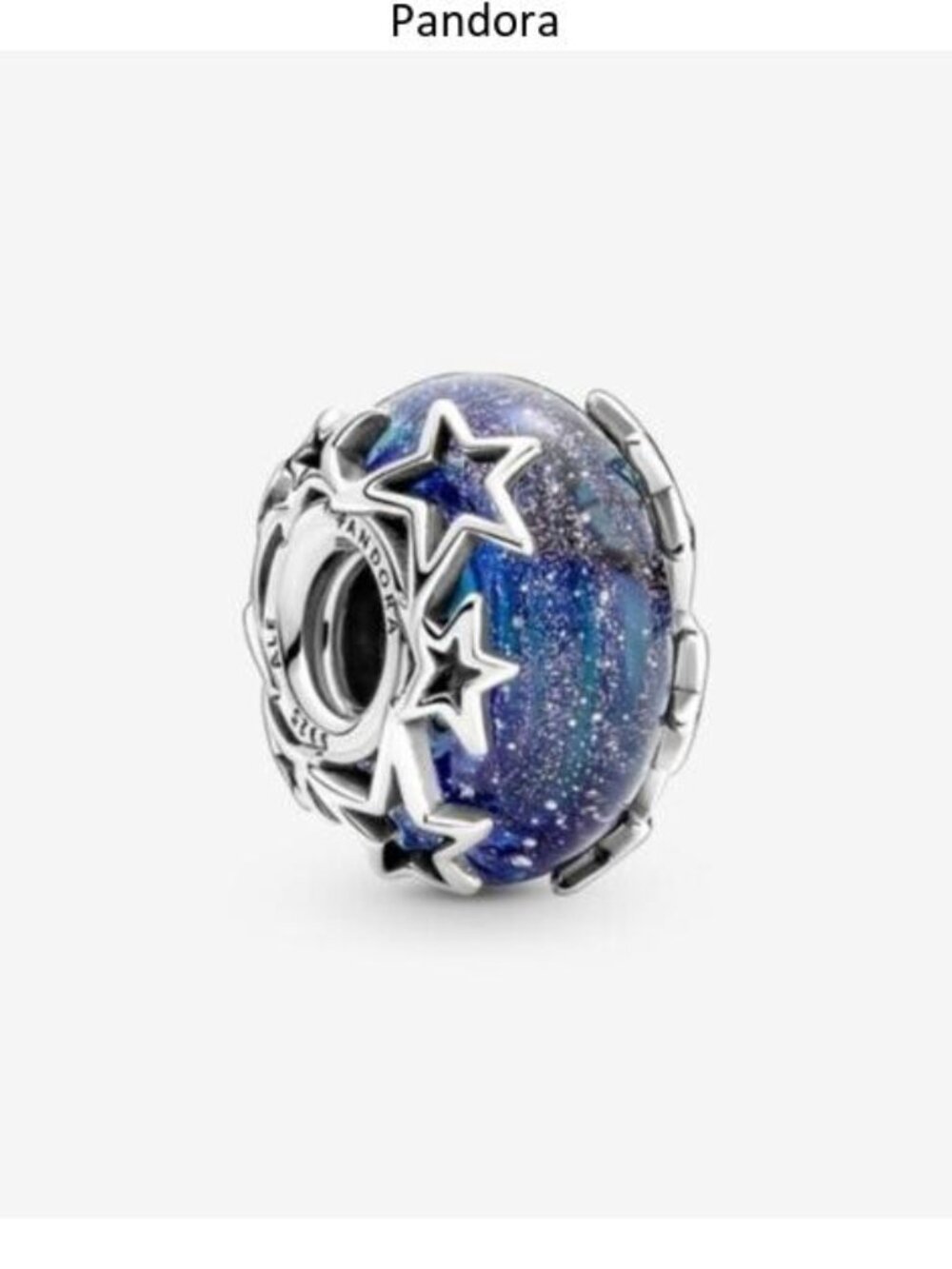 Pandora Galaxy Blue & Star Murano Charm